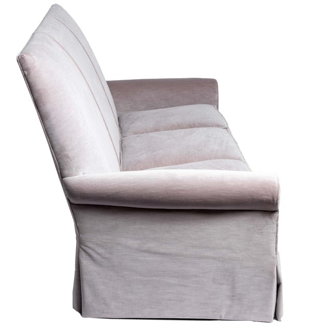 Donghia 1990s Donghia Velvet Sofa For Sale - Image 4 of 6