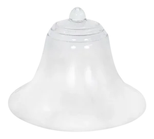 19th Century Antique French Hand Blown Glass Bell Shaped Garden Cloche