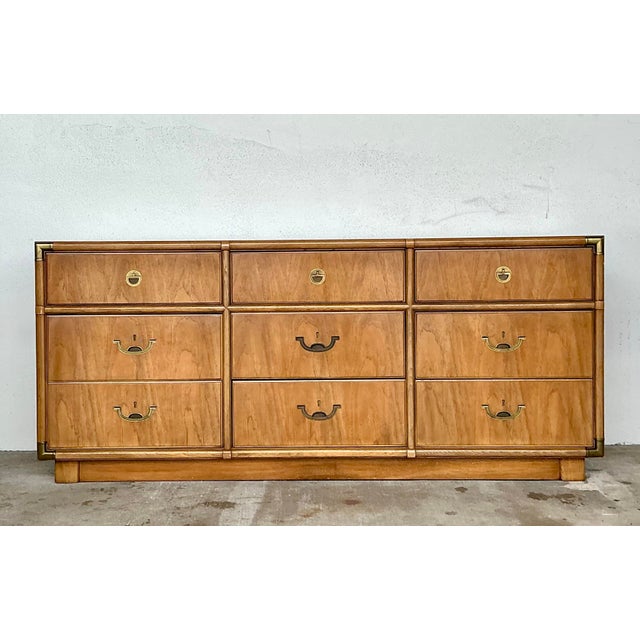 Vintage Drexel Campaign Dresser For Sale In West Palm - Image 6 of 12