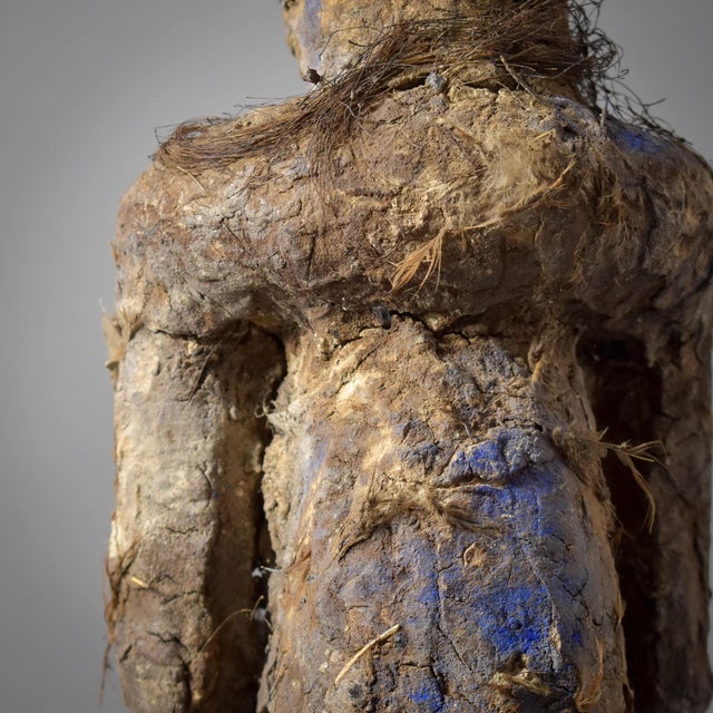 Early 20th Century Igbo Standing Fetish Figure with Attached Ball Nigeria For Sale - Image 11 of 15