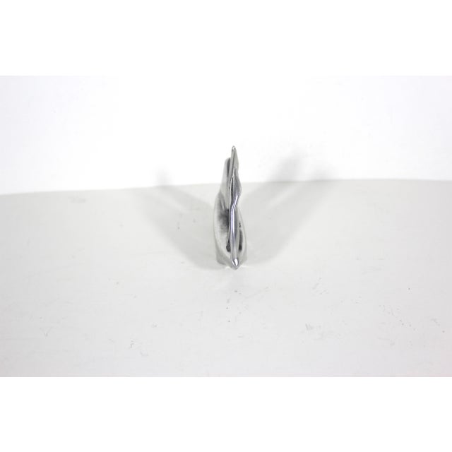 Mid-Century Modern Mid Century Modern Hoselton Canada Aluminum Sailboat Sculpture, Modernist Signed 1084 For Sale - Image 3 of 8
