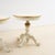 White Lacquered Wooden Tables with Golden Details, Set of 2 For Sale - Image 5 of 9