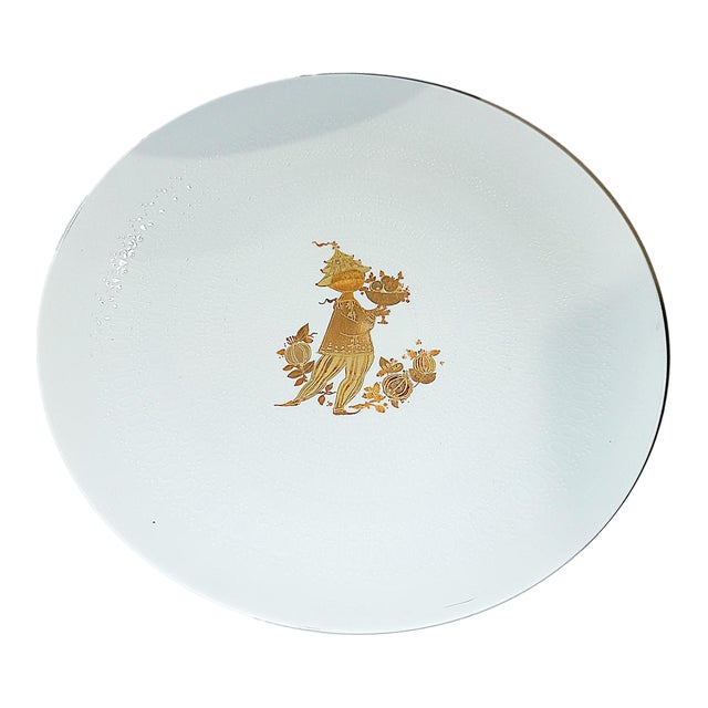 1970s Rosenthal 'Romanze' Plate Charger Bjørn Wiinblad Design For Sale