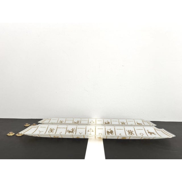1970s Astrological Wall Lights, Pair For Sale - Image 16 of 17