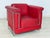 Carat Lounge Chair in Red Leather from Züco For Sale - Image 11 of 11