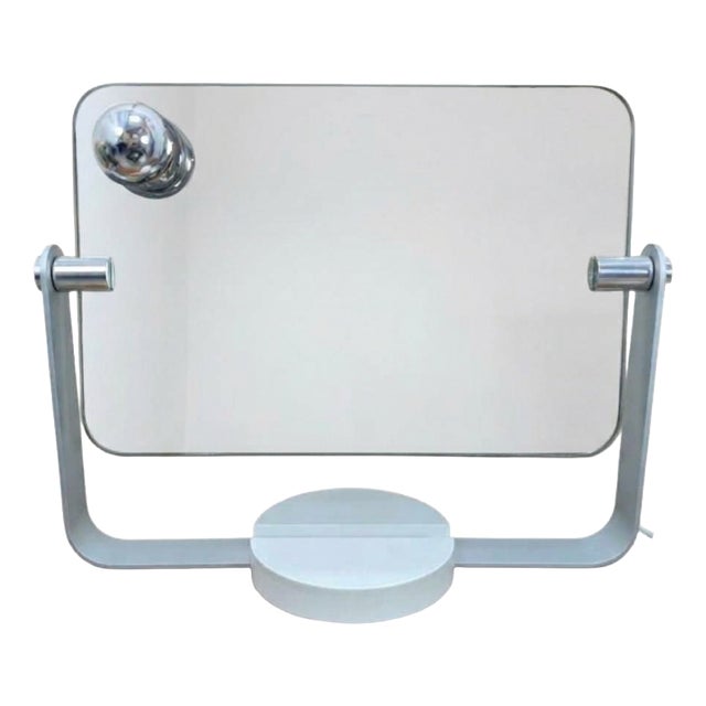 Vintage Adjustable Table Mirror with Metal Support, 1970s For Sale