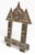 Gothic Black & Gilt Gothic Revival Tramp Art Frame With Masonic Eyes, C. 1880–1900 For Sale - Image 3 of 13