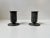 Art Deco Corinthian Column Candlesticks in Pewter, 1920s, Set of 2 For Sale - Image 3 of 9