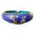 Vintage Blue Floral Cliosonne Catchall For Sale