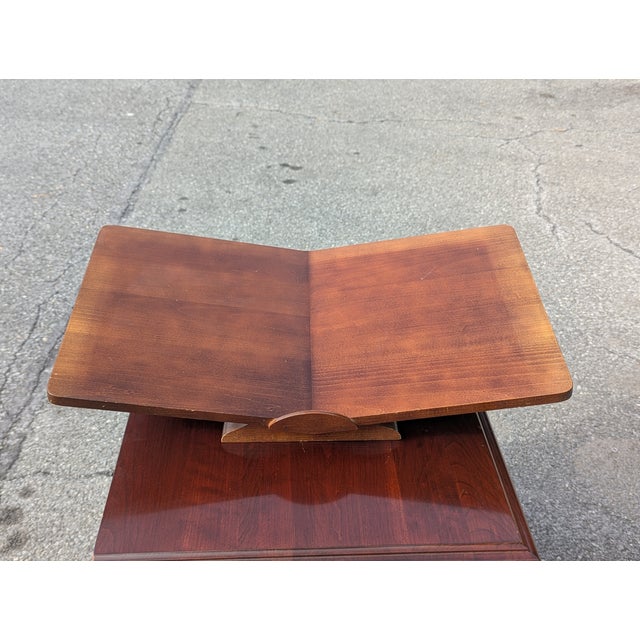 Handcrafted Mid-20th Century Solid Wood Book Cradle For Sale - Image 4 of 6