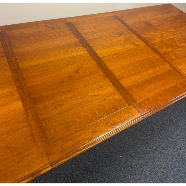 Ethan Allen Maison Collection Dining Table With 2 Leaves For Sale - Image 10 of 12