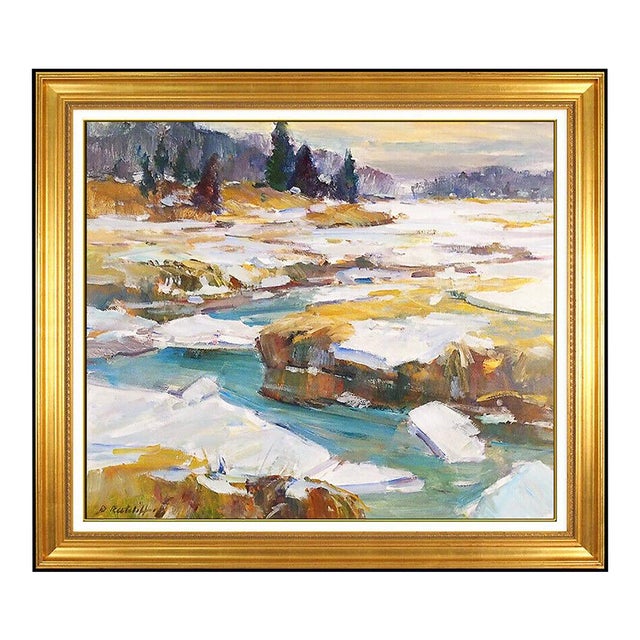 Late 20th Century Mountain Stream, Dale Ratcliff For Sale