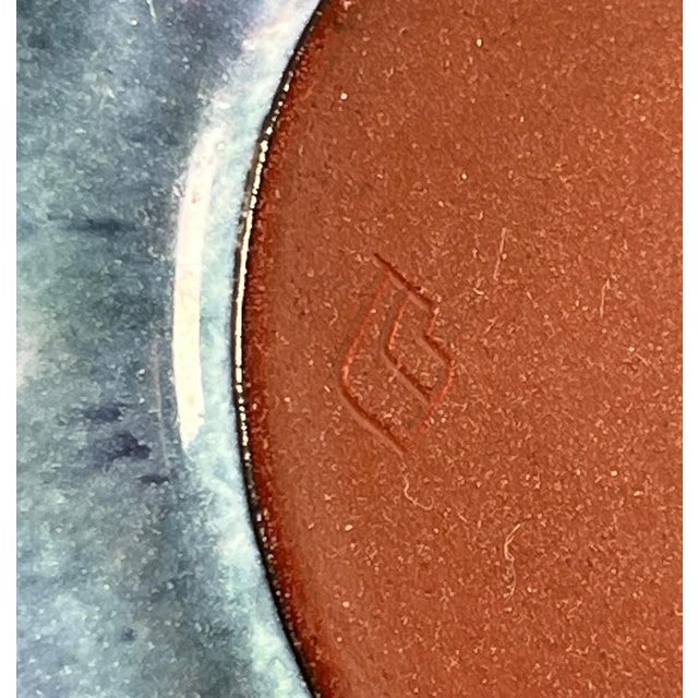 Mid-Century Modern German Studio Pottery Plate with Fish Design by Monika Maetzel, 1960s For Sale - Image 9 of 13