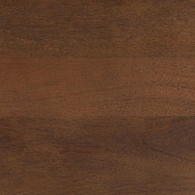 Brown Modern Wave Edge Carved Credenza For Sale - Image 8 of 8