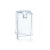 Contemporary Romy Crystal Glass Taper Candle Holder, Square For Sale - Image 3 of 3