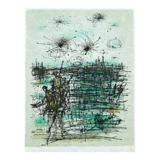Jean Carzou Original Lithograph L’adieu Aux Armes 15 Mourlot 1964 For Sale
