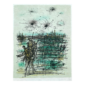 Jean Carzou Original Lithograph L’adieu Aux Armes 15 Mourlot 1964