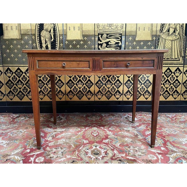 Louis XVI Style Flat Desk For Sale - Image 9 of 9