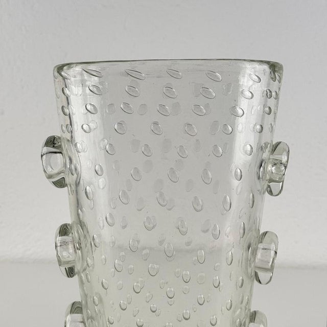 Pulegoso Glass Vase with Applied Discs by Ercole Barovier, 1930s For Sale - Image 12 of 17