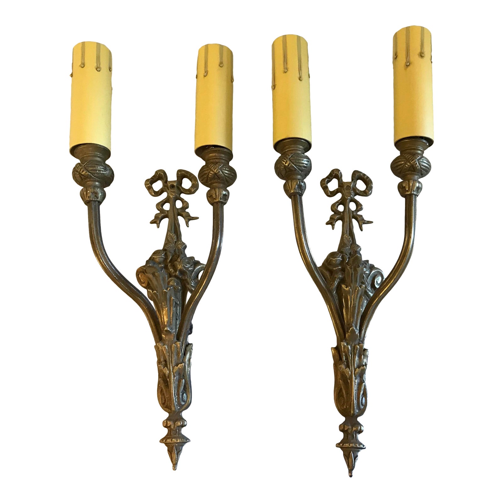 Vintage Brass Wall Sconces a Pair Chairish