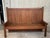 Spanish Early 20th Century Bench with Dove-Tail and Tall Back For Sale - Image 16 of 18