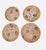 Vintage Asian Pottery Sushi Plates Oriental Cherry Blossom Floral Hand Painted - 8 pcs For Sale - Image 4 of 9