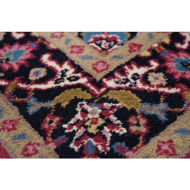 Indian Kashan Rug 3'0" X 4'7'' For Sale - Image 9 of 12