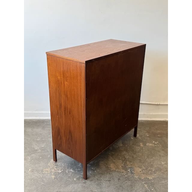 1950s Authentic Paul McCobb for Calvin Furniture "Linear Group" Tall Boy Dresser For Sale - Image 14 of 15