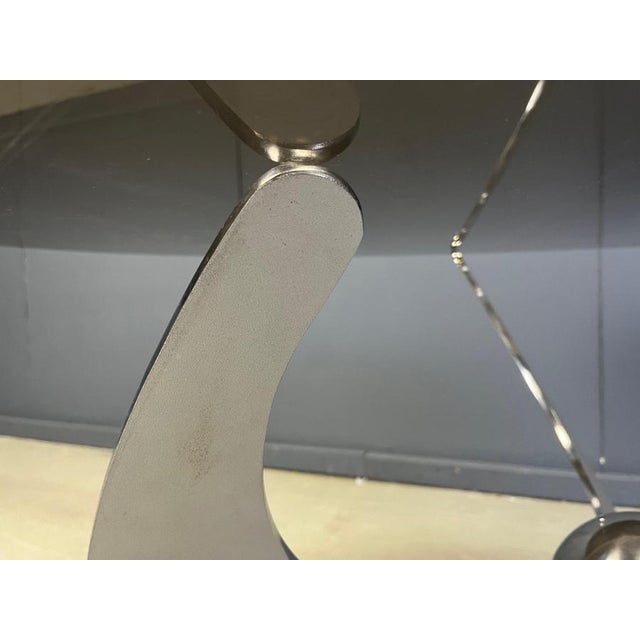 1970s Adjustable Helix Dining Table from Luciano Campanini, 1970s For Sale - Image 5 of 9