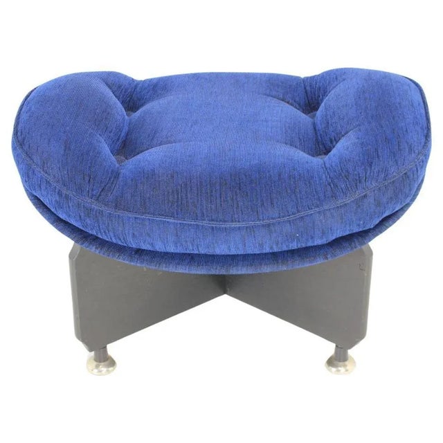 Blue Mid-Century Stool, Germany, 1970s For Sale - Image 8 of 8