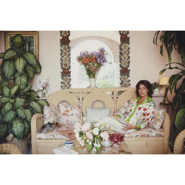Princess Caroline Of Monaco 1981 by Slim Aarons Slim Aarons Limited Estate Edition Princess Caroline of Monaco in the...