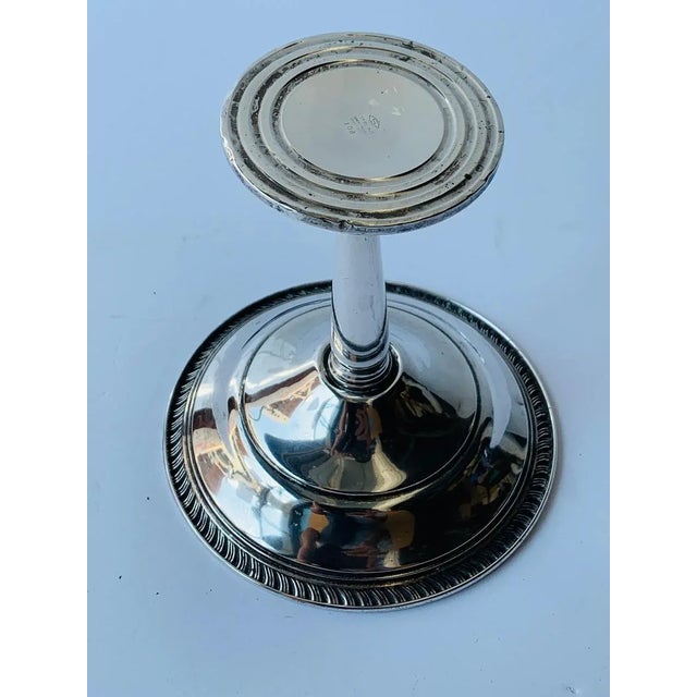 1960s Sterling Silver Compote Candy Dish For Sale - Image 5 of 12