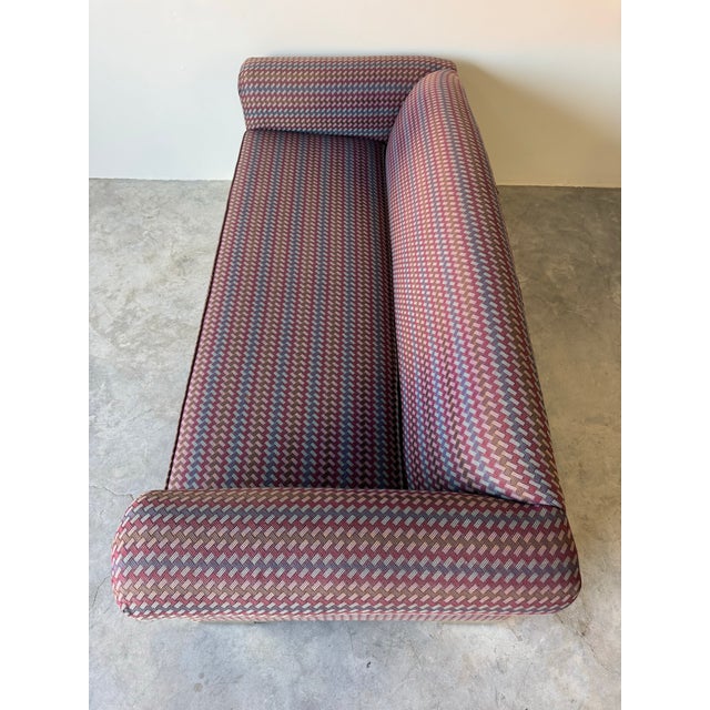 1980s 1980’s Postmodern Milo Baughman–Style Sofa by Classic Gallery For Sale - Image 5 of 12