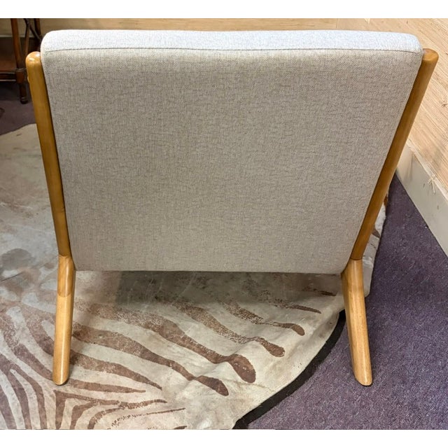 Modern Armchair in a Scandinavian Style Design For Sale - Image 4 of 6