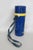 1970s 1970s Mr Peanut Aladdin Blue Yellow Plastic Thermos Travel Mug With Strap 5120b For Sale - Image 5 of 17