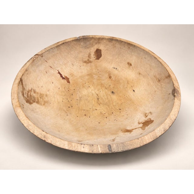 Early to Mid-20th Century American Turned Hardwood Mixing Bowl For Sale In Kansas City - Image 6 of 11