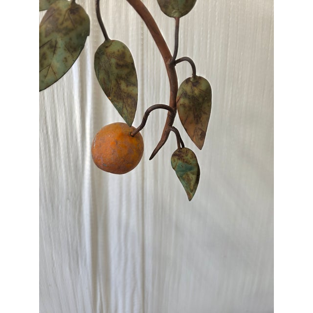 Vintage Mid Century Italian Tole Citrus Tree For Sale - Image 10 of 15