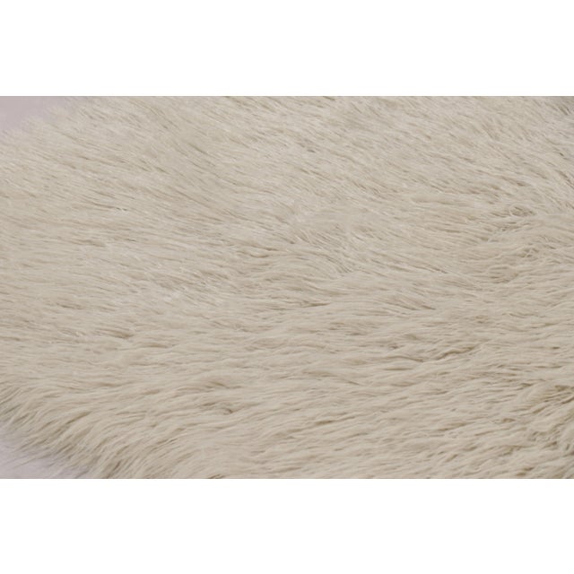 Traditional Vintage Tulu Shag Rug, Beige, Ivory and Cream Tones - Rug & Kilim For Sale - Image 3 of 7