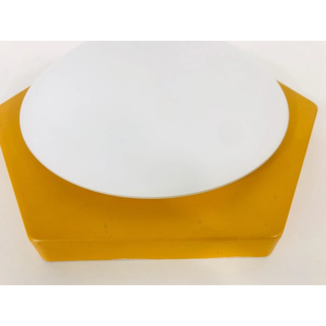 1970s Hexagonal Wall Lamp in the Style of Rolf Krüger, Germany For Sale - Image 6 of 10