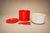 1970s Jorge Zalszupin, Paulo Jorge Pedreira and Oswaldo Mellone “Eva” Ice Bucket in Red Plastic, Brazil For Sale - Image 14 of 18