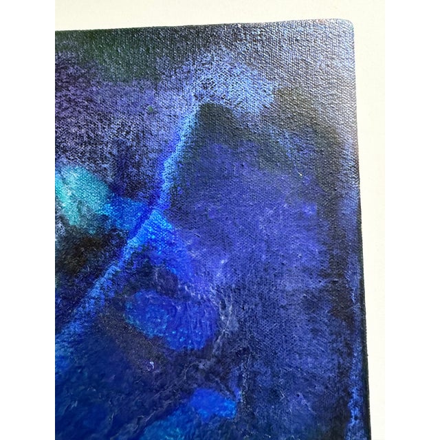 2000 - 2009 Original 18” X 18” Colorful Abstract Painting by Lil McGill For Sale - Image 5 of 12