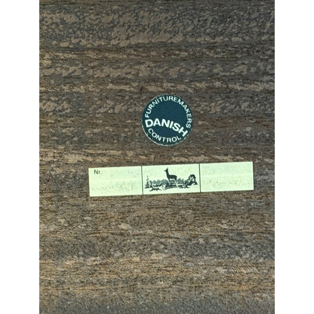 1960s Square Rosewood Side Table by Severin Hansen for Haslev Møbelfabrik, Denmark, 1960s For Sale - Image 5 of 6