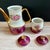 1960s Vintage Japan Tea/Coffee Set With Iridescent Purple & Gold Details by Vandel – 7 Pc Set For Sale - Image 5 of 8