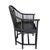 Chinoiserie Late 20th Century Faux Bamboo Brighton Pavilion Style Chinoiserie Corner Chair For Sale - Image 3 of 7