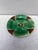 19th century Majolica water lily plate Joseph Holcroft. 7 inches diameter.