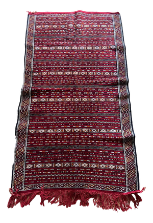Vintage Temple Kilim Rug