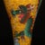 Late 20th Century Pair of Yellow Cloisonné Enamel Dragon and Phoenix Vases For Sale In Los Angeles - Image 6 of 9