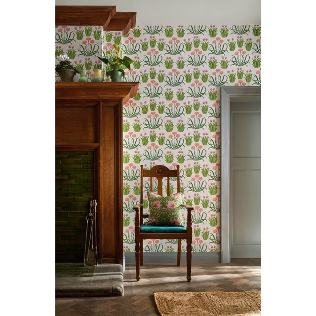 Glade is a botanists delight with delicately stylized florals arranged in a harmonious Keen eyes will see more than a hint...