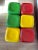 Mid 20th Century Mid 20th Century A Set of 6 Multicolored Plastic Dice Stools For Sale - Image 5 of 6