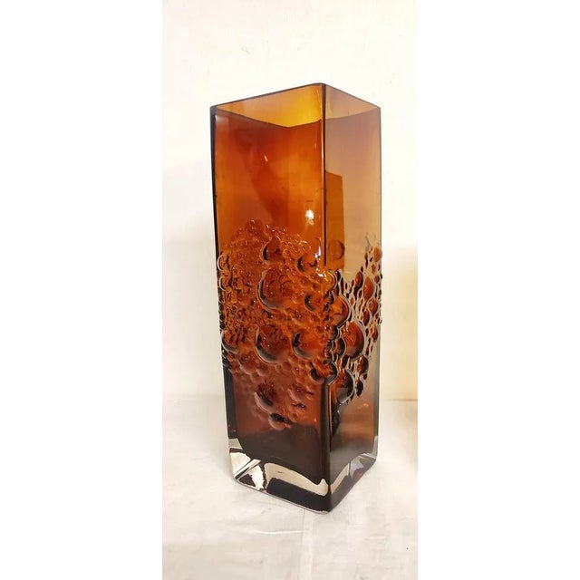 Italian Crystal Vases, 1970s, Set of 2, in Very Good conditions. Designed 1970 to 1979